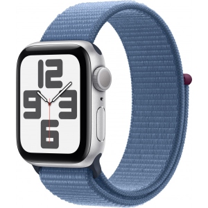 Смарт-годинник Apple Watch SE GPS 40mm Silver Aluminium Case with Winter Blue Sport Loop