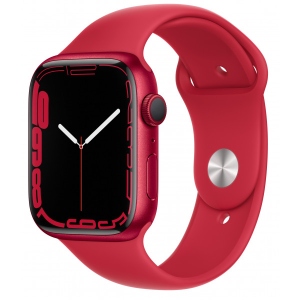 Смарт-годинник Apple Watch Series 7 45mm (PRODUCT)RED Aluminium Case with (PRODUCT)RED Sport Band