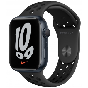Смарт-годинник Apple Watch Nike Series 7 45mm Space Gray Aluminium Case with Anthracite/Black Nike Sport Band