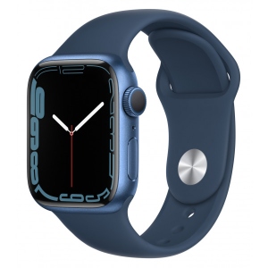Уцінка - Смарт-годинник Apple Watch Series 7 45mm Blue Aluminium Case with Abyss Blue Sport Band #