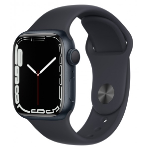 Уцінка - Смарт-годинник Apple Watch Series 7 45mm Midnight Aluminium Case with Midnight Sport Band #