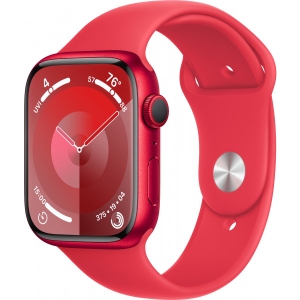 Смарт-годинник Apple Watch Series 9 GPS 45mm (PRODUCT)RED Aluminium Case with (PRODUCT)RED Sport Band - M/L