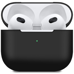 Чохол для навушників MakeFuture Apple AirPods 3 Silicone Black (MCL-AA3BK)