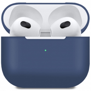 Чохол для навушників MakeFuture Apple AirPods 3 Silicone Blue (MCL-AA3BL)