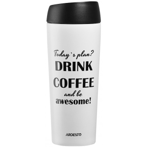 Термочашка Ardesto Coffee Time Awesome 450 мл (AR2645DMW)