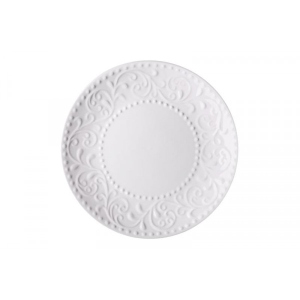 Тарілка десертна Ardesto Olbia 19 см White (AR2919WC)