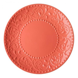 Тарілка обідня Ardesto Olbia 26 см Deep Orange (AR2926OC)