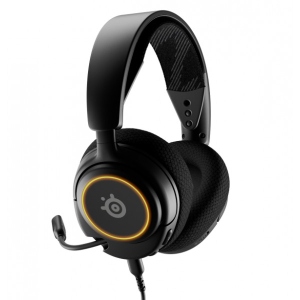Гарнітура дротова ігрова SteelSeries Arctis Nova 3 Black (61631)
