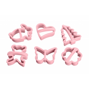 Набір форм для печива Ardesto Tasty Baking Pink 6 шт. (AR2308PP)