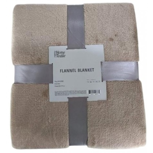 Плед двоспальний Ardesto Flannel 200х220 см бежевий (ART0206SB) замовити в Україні