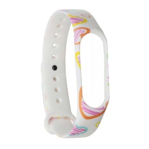Ремінець для фітнес-браслету Armorstandart for Xiaomi Mi Band 4/3 Hearts (ARM52063)