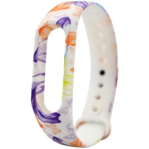 Ремінець для фітнес-браслету Armorstandart for Xiaomi Mi Band 4/3 Violet Flower (ARM52068)