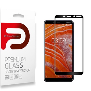 Захисне скло для смартфону Armorstandart Full Glue for Nokia 1 Plus Black (ARM55441-GFG-BK)