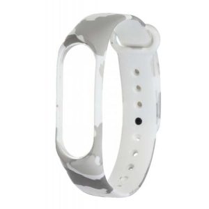 Ремінець для фітнес-браслету Armorstandart for Xiaomi Mi Band 4/3 Khaki White (ARM55640)