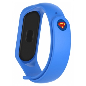 Ремінець для фітнес-браслету Armorstandart Superhero Edition for Xiaomi Mi Band 4/3 Superman Blue (ARM55071)