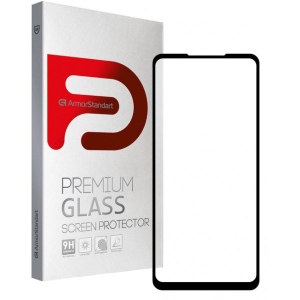 Захисне скло для смартфону Armorstandart Full Glue for Samsung A21s (A217) Black (ARM56261-GFG-BK)