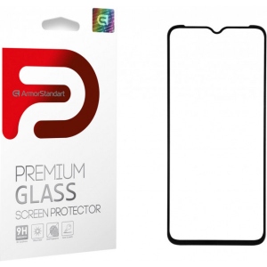 Захисне скло для смартфону Armorstandart Full Glue for Tecno Spark 6 Go (KE5) Black (ARM57589)