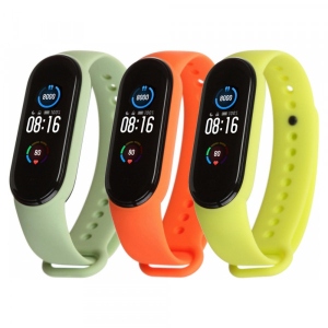 Ремінець для фітнес-браслету Armorstandart for Xiaomi Mi Band 7/6/5 Neon Check (ARM57626)