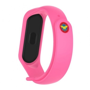 Ремінець для фітнес-браслету Armorstandart Superhero Edition for Xiaomi Mi Band 7/6/5 Wonder Woman Pink (ARM57070)