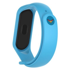 Ремінець для фітнес-браслету Armorstandart Superhero Edition for Xiaomi Mi Band 7/6/5 Captain Marvel Blue (ARM57075)