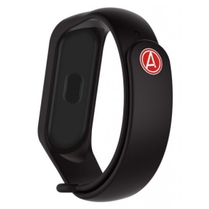 Ремінець для фітнес-браслету Armorstandart Superhero Edition for Xiaomi Mi Band 7/6/5 Avengers Black (ARM57107)