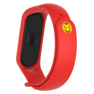 Ремінець для фітнес-браслету Armorstandart Superhero Edition for Xiaomi Mi Band 7/6/5 Iron Man Red (ARM57109)