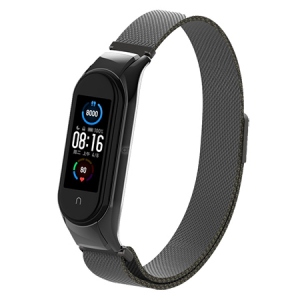 Ремінець для фітнес-браслету Armorstandart Milanese Magnetic Band 503 for Xiaomi Mi Band 5 Black (ARM57181)