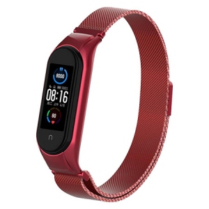 Ремінець для фітнес-браслету Armorstandart Milanese Magnetic Band 503 for Xiaomi Mi Band 6/5 Red (ARM57182)