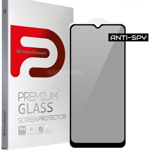 Захисне скло для смартфону Armorstandart FG Anti Spy for Samsung A02s (A025) Black (ARM58647)