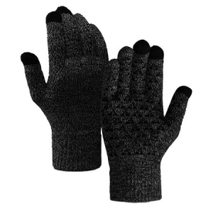 Рукавички для сенсорних екранів Armorstandart Melange Grey/Black size L (ARM59867)
