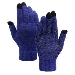 Рукавички для сенсорних екранів Armorstandart Melange Blue/Black size XL (ARM59873)