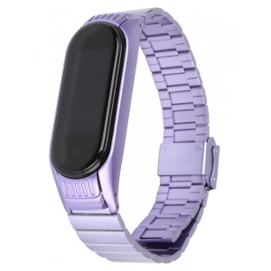 Ремінець для фітнес-браслету Armorstandart Metal Band Link 603 for Xiaomi Mi Band 6/5 Light Purple (ARM59067)