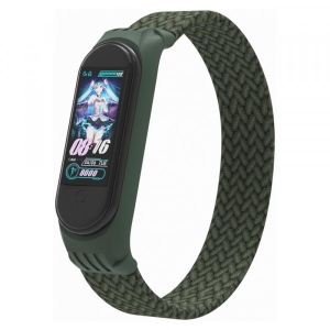 Ремінець для фітнес-браслету Armorstandart Braided Solo Loop for Xiaomi Mi Band 7/6/5/4 Khaki size S (ARM59180)