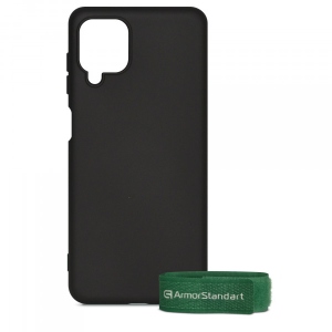 Чохол для смартфону Armorstandart ICON Case for Samsung A12 (A125)/M12 (M125) Black + Органайзер cactus (ARM59224)