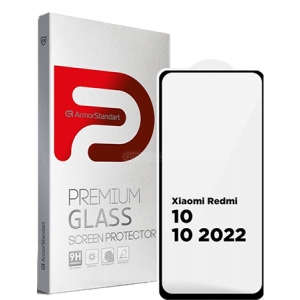 Захисне скло для смартфону Armorstandart Full Glue for Xiaomi Redmi 10 Black (ARM60277)