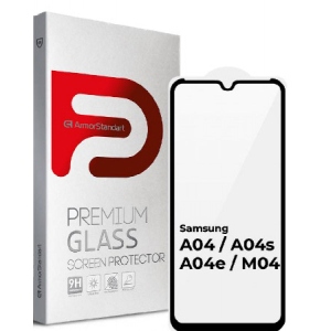 Захисне скло для смартфону Armorstandart Full Glue for Samsung A04/A04s/A04e/M04/F04 Black (ARM63888)