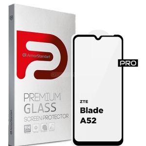 Захисне скло для смартфону Armorstandart Pro for ZTE Blade A52 Black (ARM63117)
