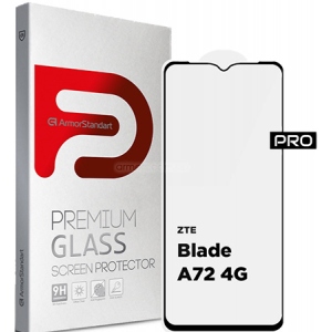 Захисне скло для смартфону Armorstandart Pro for ZTE Blade A72 4G Black (ARM63118)