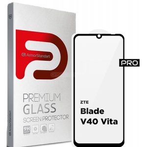 Захисне скло для смартфону Armorstandart Pro for ZTE Blade V40 Vita Black (ARM63120)