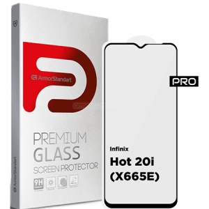 Захисне скло для смартфону Armorstandart Pro for Infinix Hot 20i (X665E) Black (ARM64671)