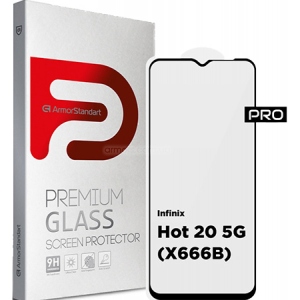 Захисне скло для смартфону Armorstandart Pro for Infinix Hot 20 5G (X666B) Black (ARM64672)