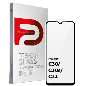 Захисне скло для смартфону Armorstandart for Realme C30/C30s/C33 Black (ARM64727)