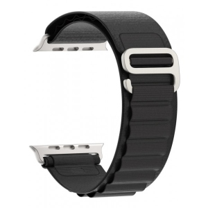 Ремінець для смарт-годинника Armorstandart Alpina Band for Apple Watch 42mm/44mm/45mm Black (ARM64977)