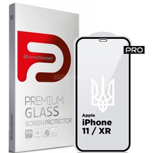 Захисне скло для смартфону Armorstandart Pro 3D LE for Apple iPhone 11 / XR Black (ARM65653)