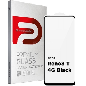 Захисне скло для смартфону Armorstandart Full Glue for OPPO Reno8 T 4G Black (ARM66490)