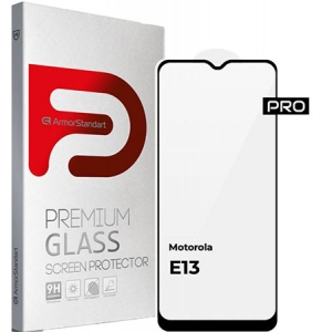 Захисне скло для смартфону Armorstandart Pro for Motorola Moto E13 Black (ARM66133)