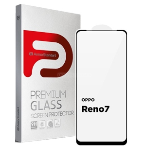Захисне скло для смартфону Armorstandart Full Glue for OPPO Reno7 Black (ARM67521)