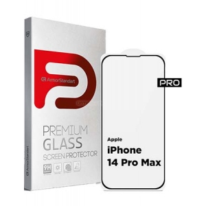 Захисне скло для смартфону Armorstandart Pro Anti-spy Matte for Apple iPhone 14 Pro Black (ARM68604)
