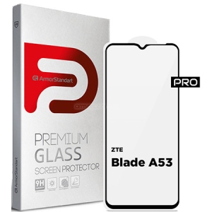 Захисне скло для смартфону Armorstandart Pro for ZTE Blade A53 Black (ARM68743)