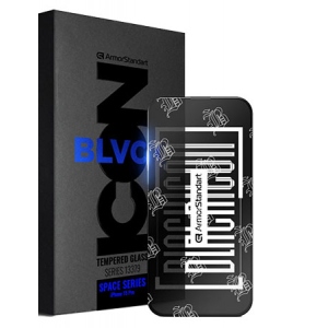 Захисне скло для смартфону Armorstandart Space Black Icon for Apple iPhone 15 Pro Max Black (ARM68228)
